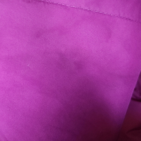 Athleta Downtown Down Feather Warm Winter Puffer Jacket Coat Plum Purple Large - Picture 16 of 16